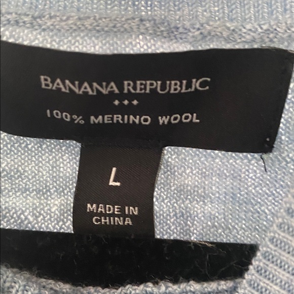 Banana Republic MERINO WOOL MOCK-NECK SWEATER SIZE LARGE - Picture 6 of 6